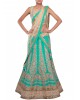 blue designer lehenga