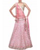 pink designer lehenga