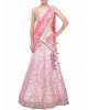 pink designer lehenga