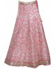 pink designer lehenga