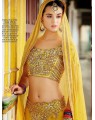 yellow bridal lehenga