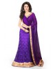 sky blue net lehenga