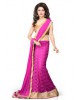 sky blue net lehenga