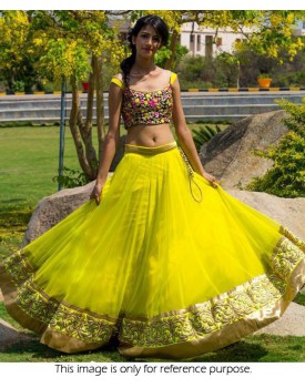 Green lehenga