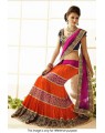 Orange lehenga
