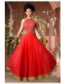 Red colour readymade dress