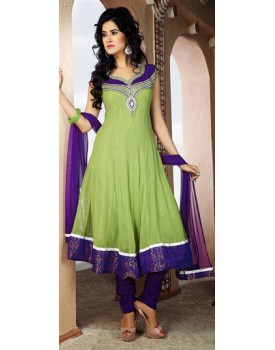 green readymade salwar