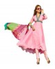 baby pink dress-readymade