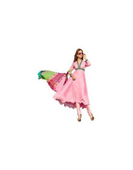 baby pink dress-readymade