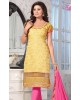 yellow-pink dress