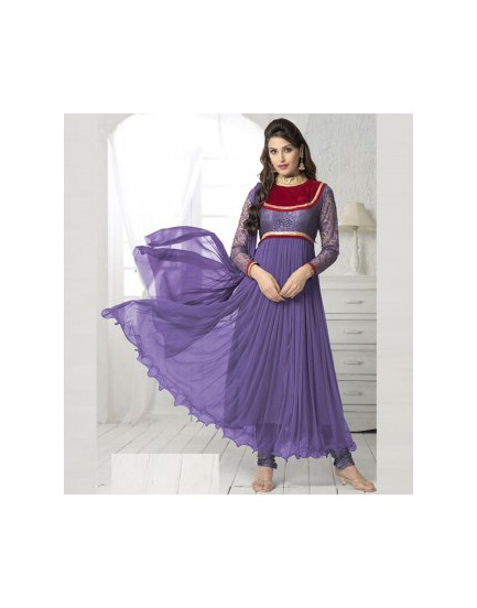purple colour dress