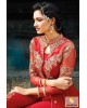 Maroon designer anarkali dress