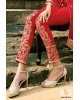 Maroon designer anarkali dress