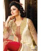Maroon designer anarkali dress