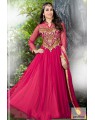 Pink anarkali dress