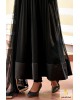 Black anarkali dress