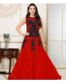 Red party wear dress