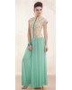 Sky blue party wear dress