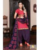 navy blue-orange dress