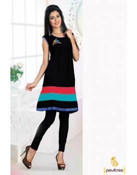 Black casual kurti