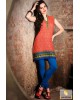 Orange casual kurti
