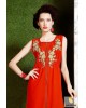 Orange stylish kurti