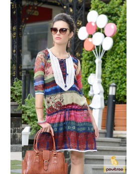 Multi colour stylish kurti