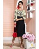 Maroon stylish kurti