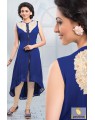 Blue embroidery kurti