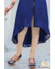 Blue embroidery kurti