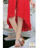 Blue embroidery kurti