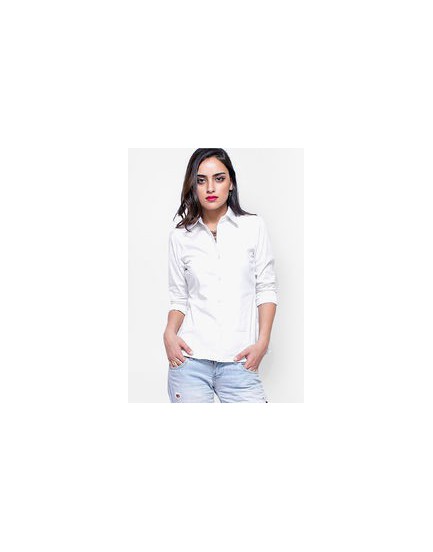 white casual shirt