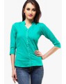 Green casual shirt