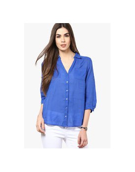 Blue casual shirt