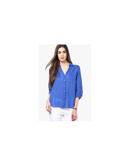 Blue casual shirt