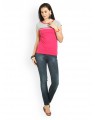 Pink casual T-shirt