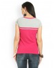 Pink casual T-shirt