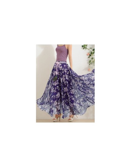 Blue skirt
