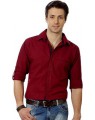 Maroon casual shirt