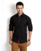 Black casual shirt