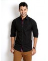Black casual shirt