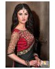 Black bridal saree with work