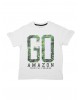 white casual T-shirt