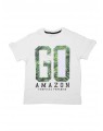 white casual T-shirt