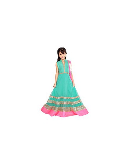 Sky blue lehenga 