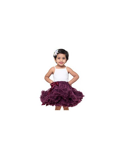 Purple-white frock