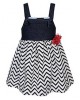 Black-white sleeveless frock