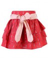 Red short skirt