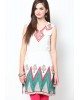 Biba-White printed kurti