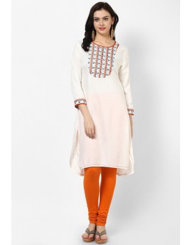 Global desi-White kurti